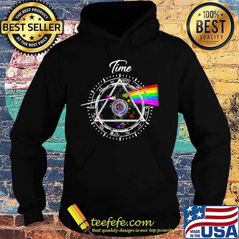 Pink floyd band time rainbow s Hoodie Pink floyd band time rainbow s Hoodie