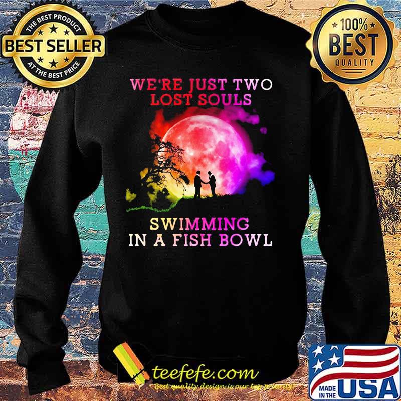 Pink floyd band we're just two lost souls swimming in a fish bowl moon s Sweater Pink floyd band we're just two lost souls swimming in a fish bowl moon s Sweater
