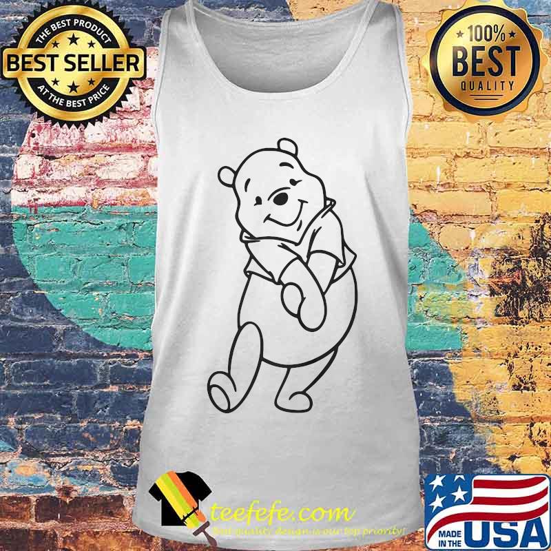 Pooh bear cartoon art s Tank top Pooh bear cartoon art s Tank top