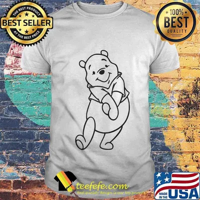 Pooh bear cartoon art shirt