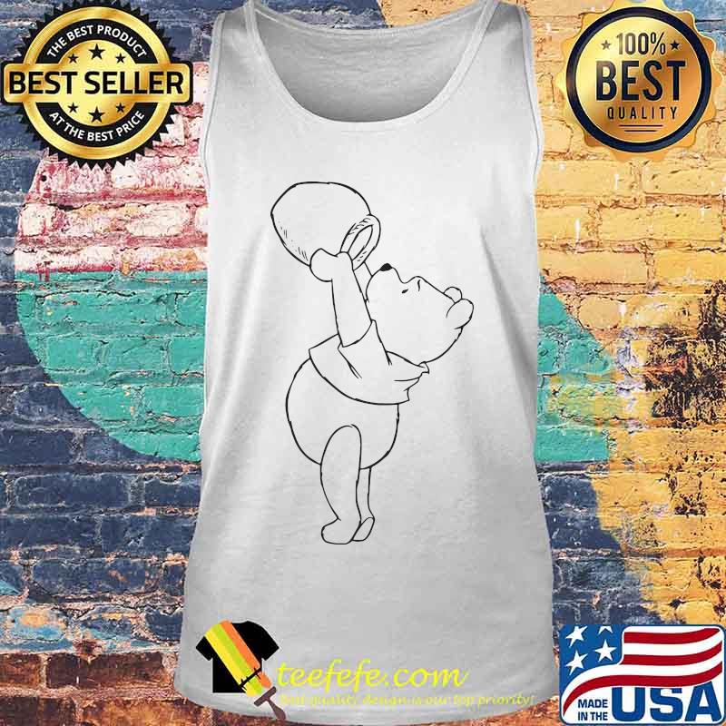 Pooh bear cartoon eat honey art s Tank top Pooh bear cartoon eat honey art s Tank top