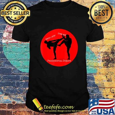 Presidential debate joe biden donald trump election shirt