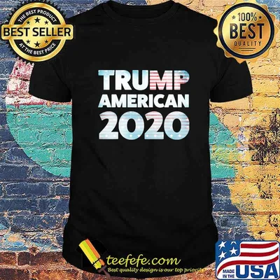 Pro-Trump 2020 USA Flag Tru American Retro Vintage Vote Gift T-Shirt