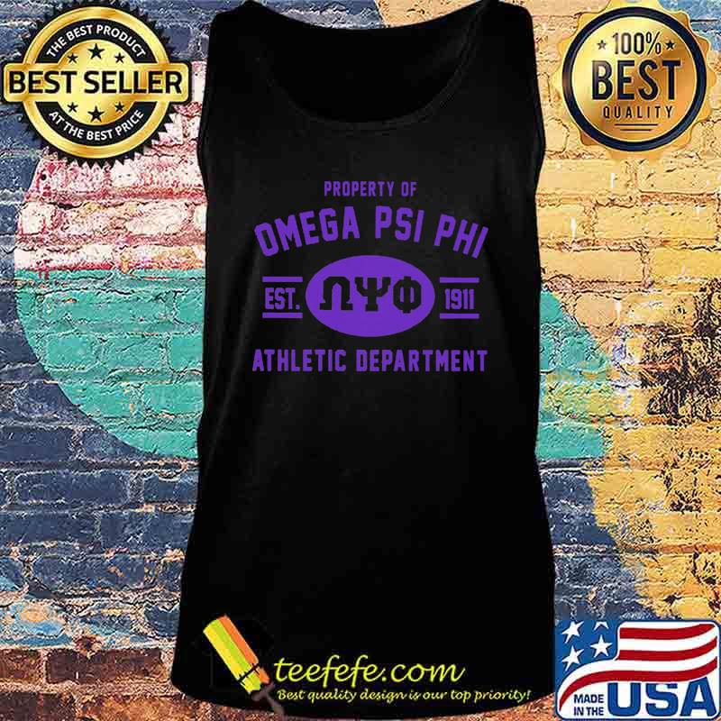 Property of omega psi phi deer since 1911 athletic department s Tank top Property of omega psi phi deer since 1911 athletic department s Tank top