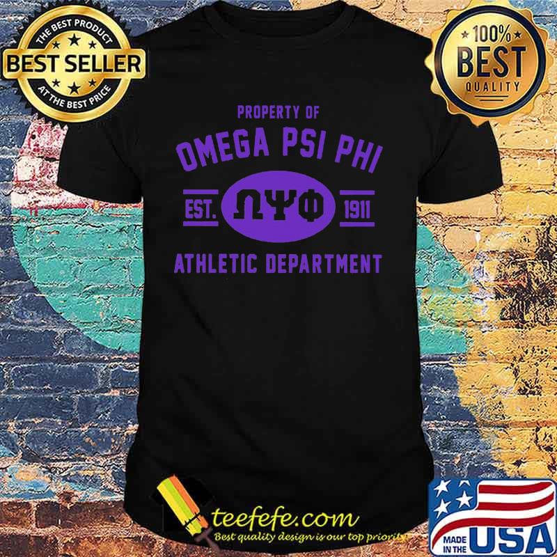 Property of omega psi phi deer since 1911 athletic department shirt Property of omega psi phi deer since 1911 athletic department shirt