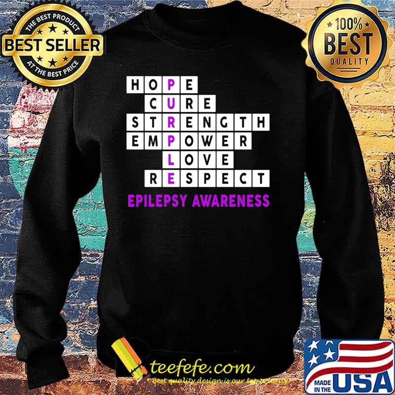 Purple epilepsy awareness s Sweater Purple epilepsy awareness s Sweater