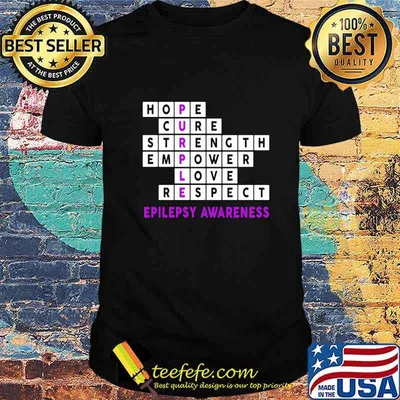 Purple epilepsy awareness shirt