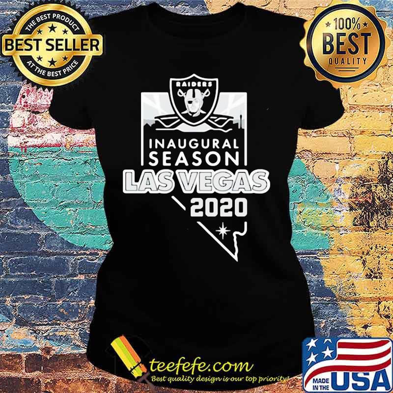 Raiders inaugural season las vegas 2020 s Ladies tee Raiders inaugural season las vegas 2020 s Ladies tee