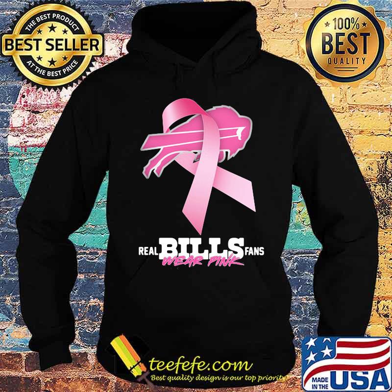 Real Bills fans wear pink cancer awareness s Hoodie Real Bills fans wear pink cancer awareness s Hoodie