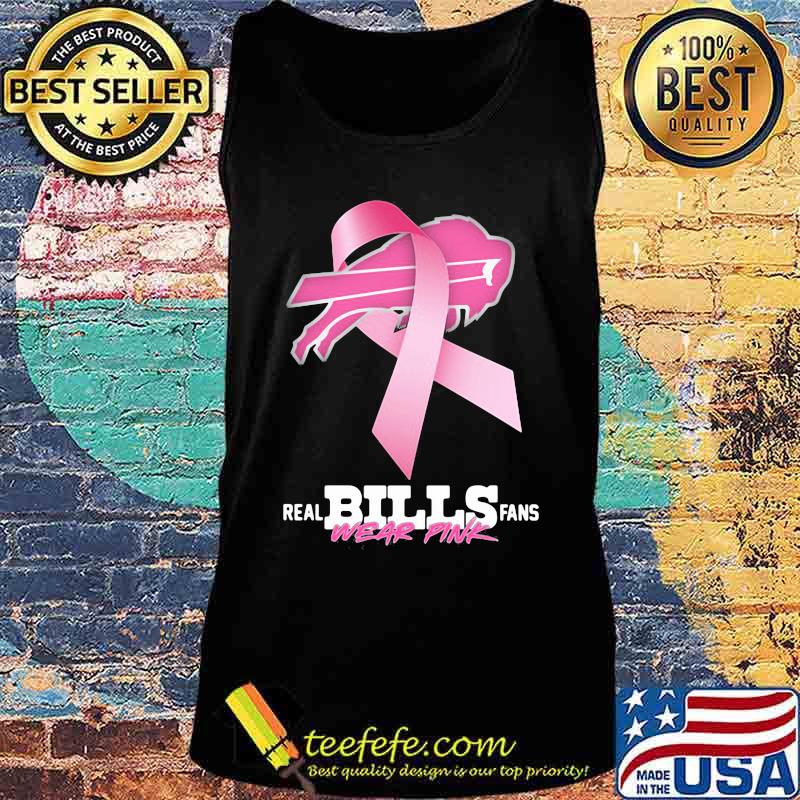 Real Bills fans wear pink cancer awareness s Tank top Real Bills fans wear pink cancer awareness s Tank top