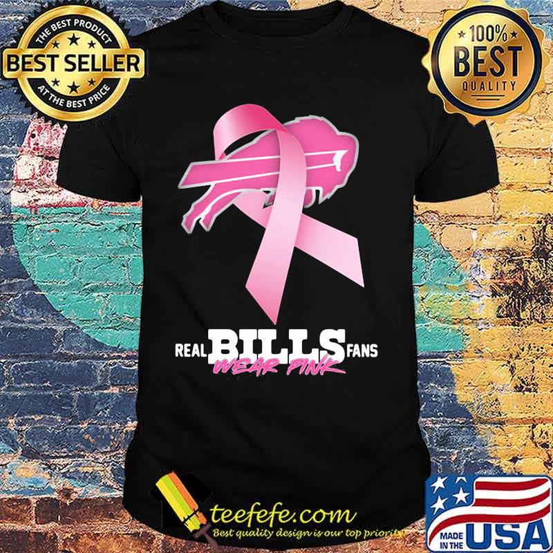 Real Bills fans wear pink cancer awareness shirt Real Bills fans wear pink cancer awareness shirt
