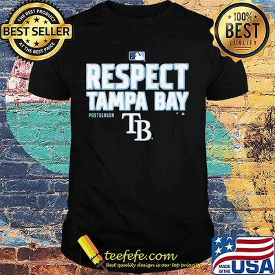 Respect tampa bay postseason baseball shirt
