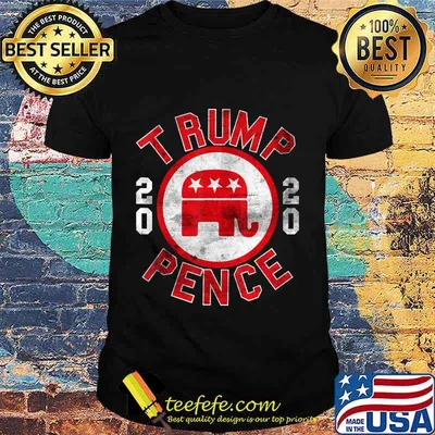 Retro Pro-Trump Pence 2020 Republican Elephant Make Lib Gift T-Shirt