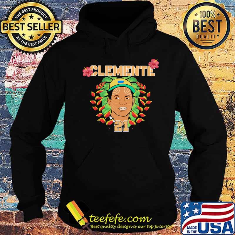 Roberto clemente 21 baseball player flowers art s Hoodie Roberto clemente 21 baseball player flowers art s Hoodie