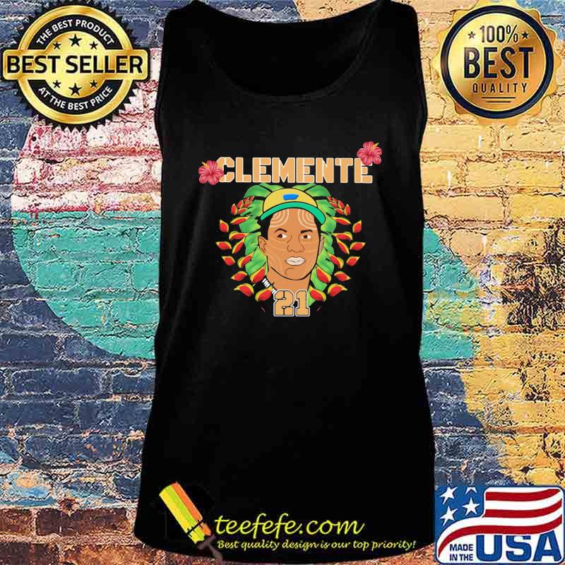 Roberto clemente 21 baseball player flowers art s Tank top Roberto clemente 21 baseball player flowers art s Tank top