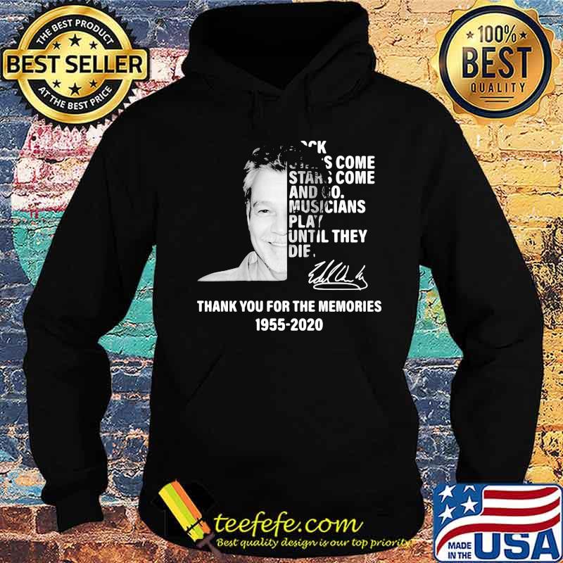 Rock stars come and go play until they die thank you for the memories 1955 2020 signature s Hoodie Rock stars come and go play until they die thank you for the memories 1955 2020 signature s Hoodie