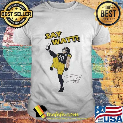 Say watt football signatures shirt