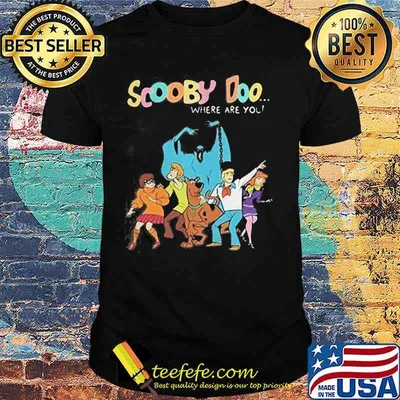 Scooby doo cartoon where are you shirt