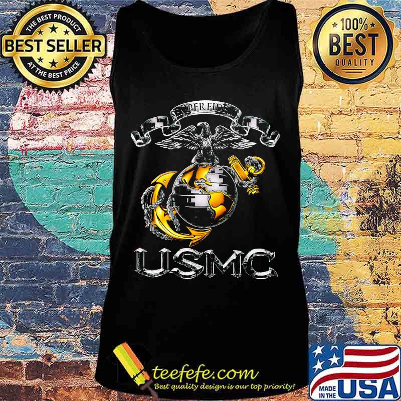 Semper fidelis usmc marine logo s Tank top Semper fidelis usmc marine logo s Tank top