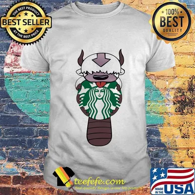 Sheep hug starbucks logo shirt
