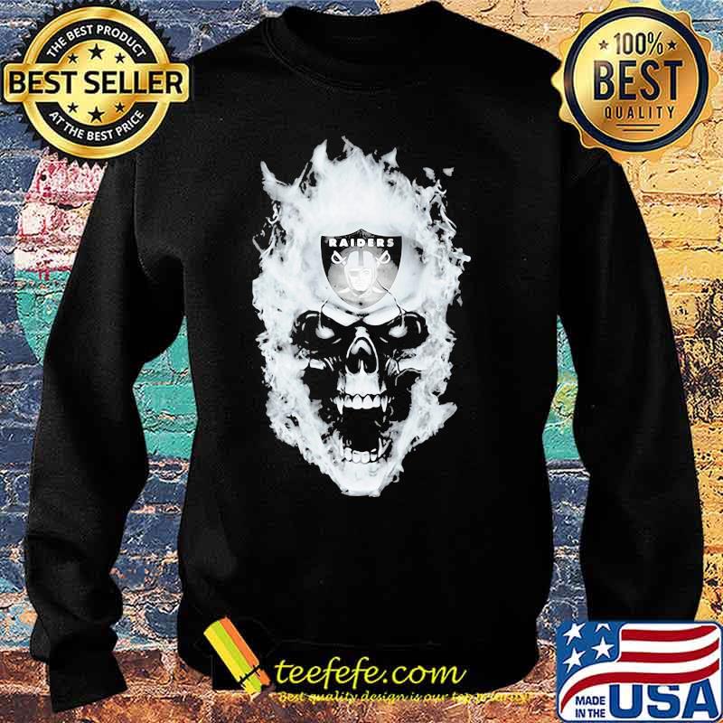 Skull fire oklahoma raiders s Sweater Skull fire oklahoma raiders s Sweater
