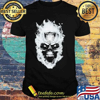 Skull fire oklahoma raiders shirt