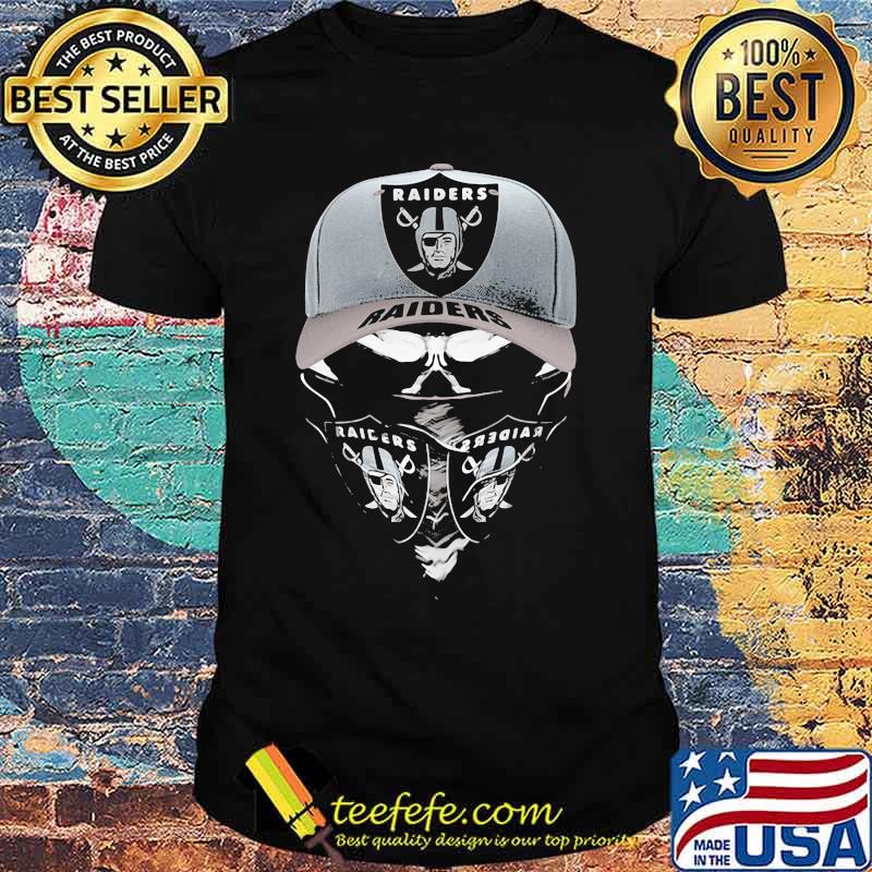 Skull mask las vegas raiders shirt