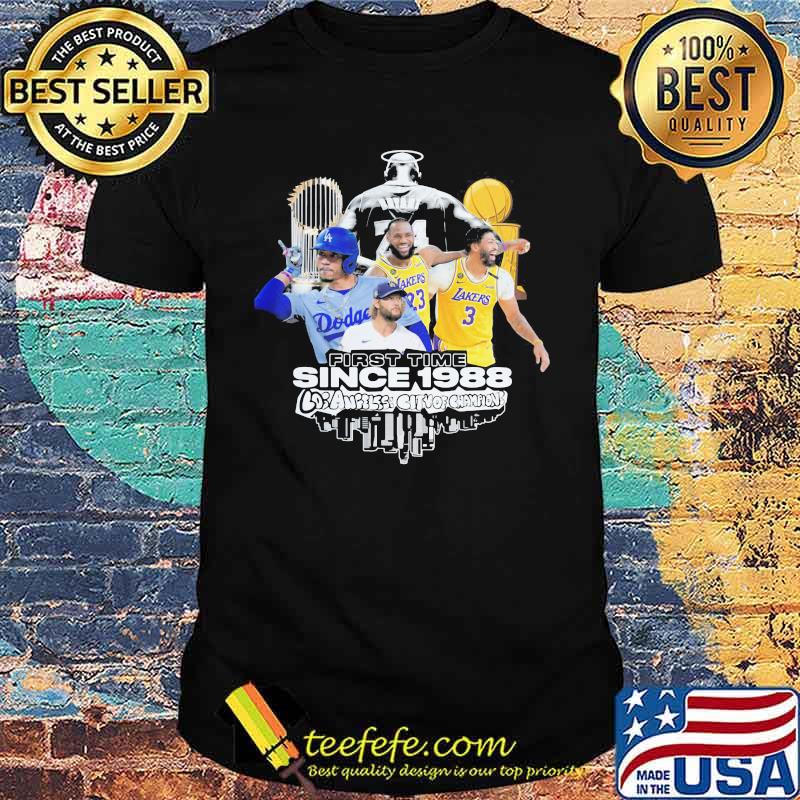 Sky tower first time since 1988 los angeles city of champions shirt Sky tower first time since 1988 los angeles city of champions shirt