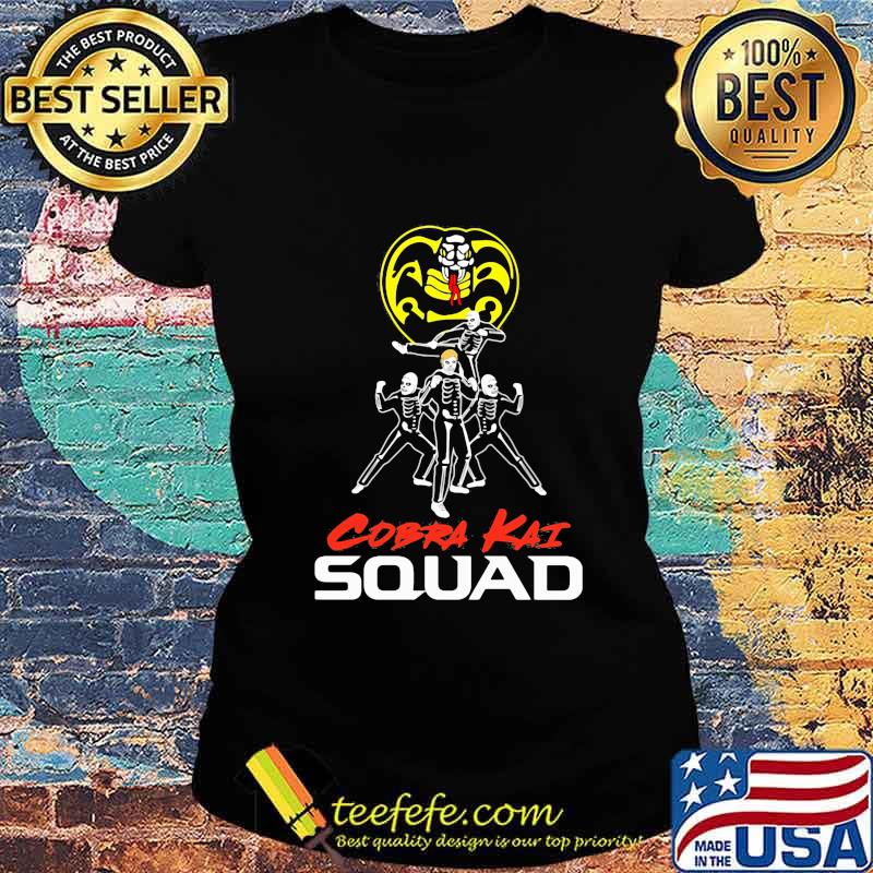 Snake skeleton cobra kai squad s Ladies tee Snake skeleton cobra kai squad s Ladies tee