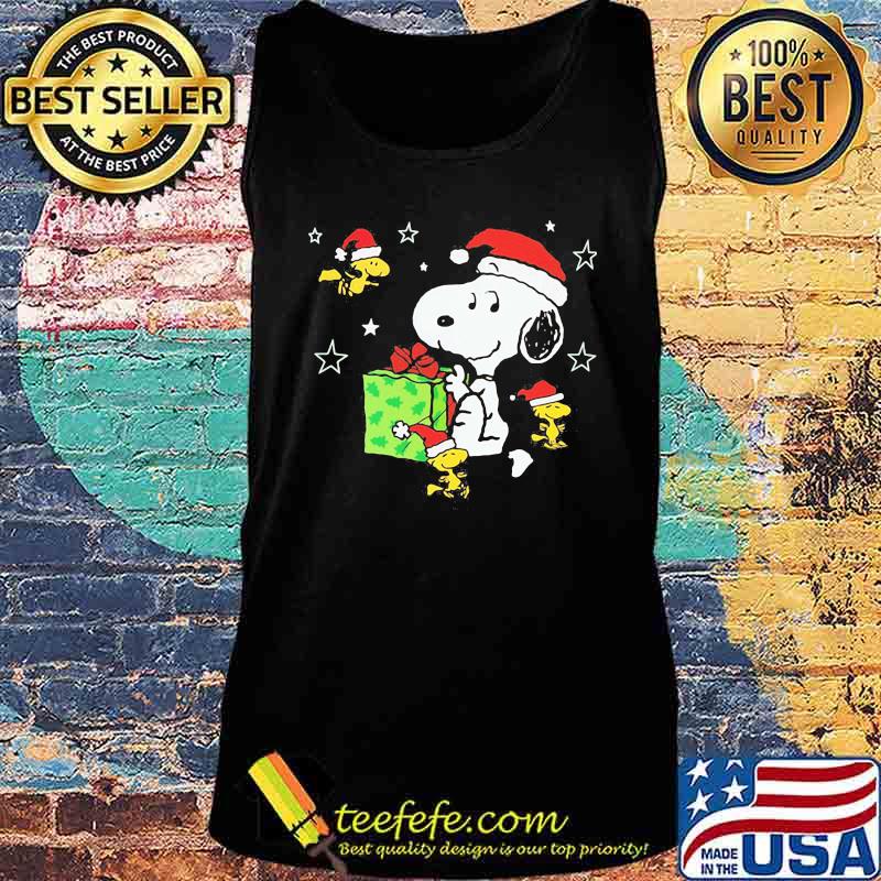 Snoopy and woodstock merry christmas stars s Tank top Snoopy and woodstock merry christmas stars s Tank top