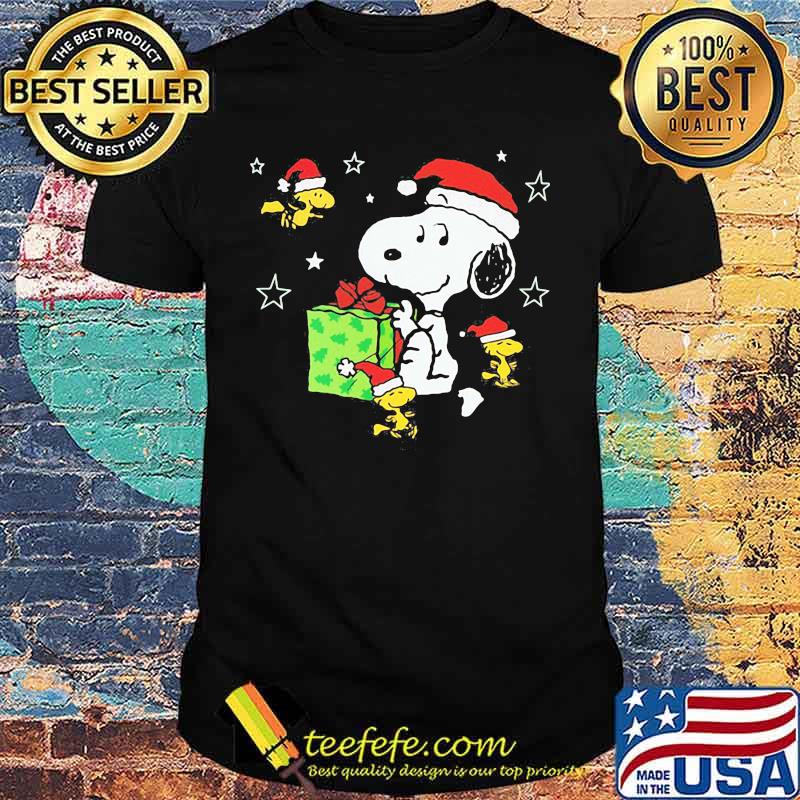 Snoopy and woodstock merry christmas stars shirt Snoopy and woodstock merry christmas stars shirt