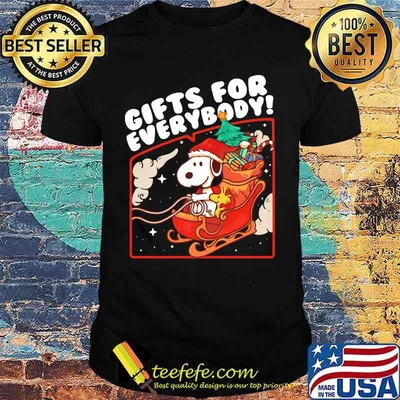 Snoopy gifts for everybody christmas shirt