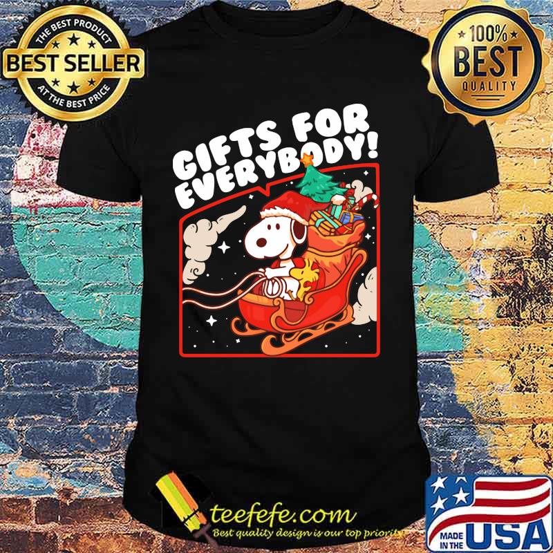 Snoopy gifts for everybody christmas shirt