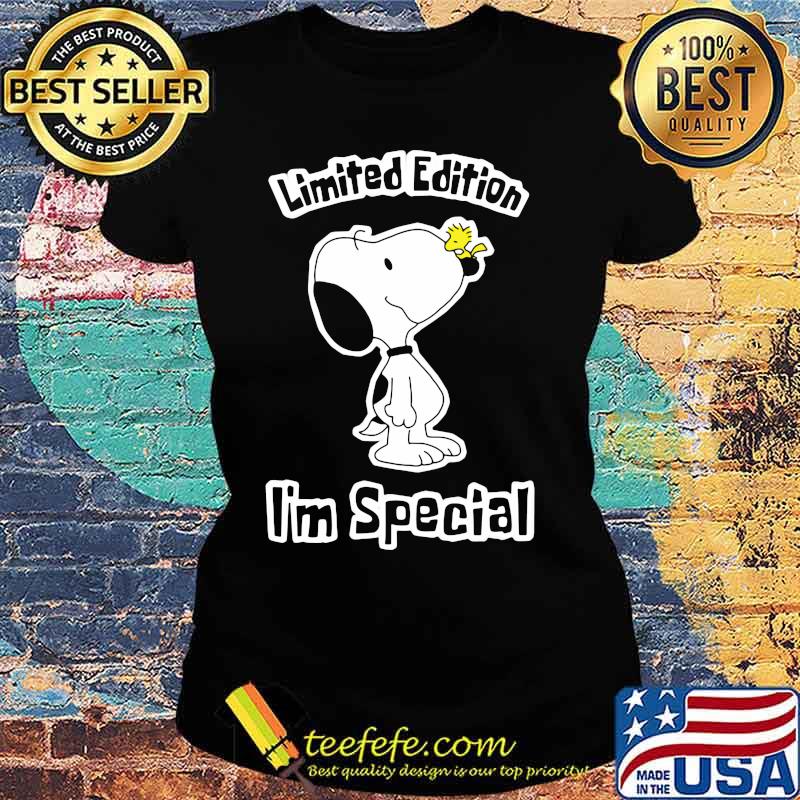Snoopy limited edition i'm special s Ladies tee Snoopy limited edition i'm special s Ladies tee