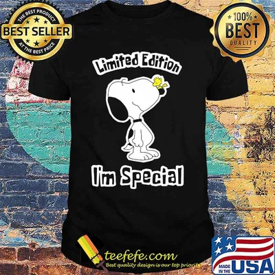Snoopy limited edition i'm special shirt