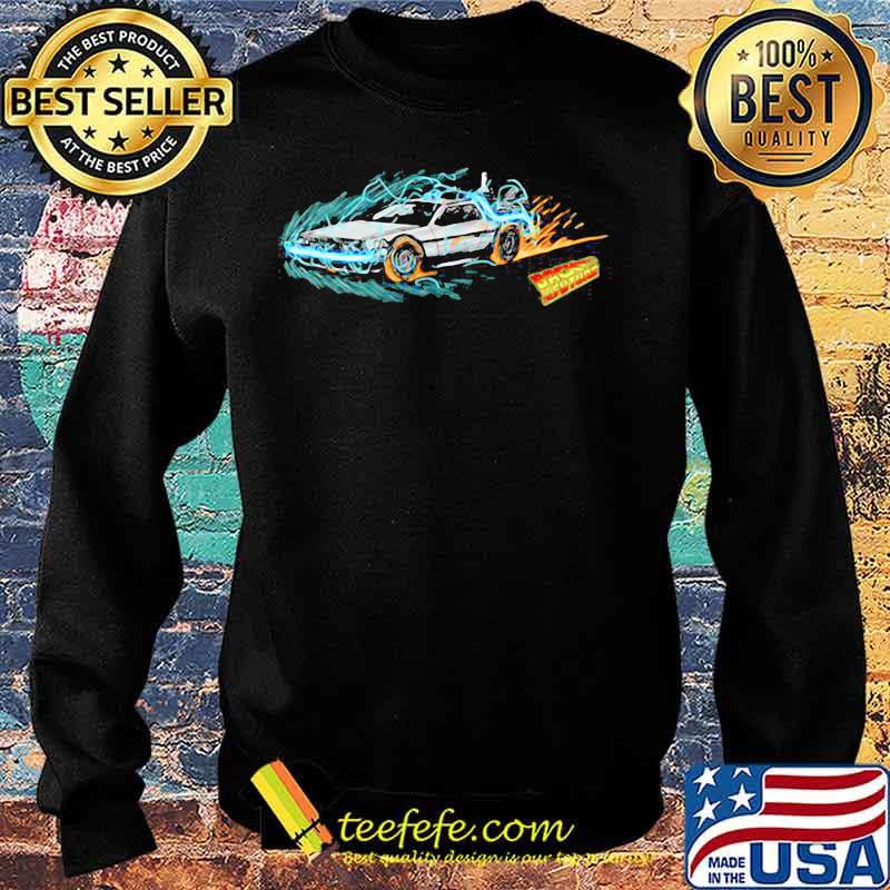Speeding through time back to the future fire s Sweater Speeding through time back to the future fire s Sweater