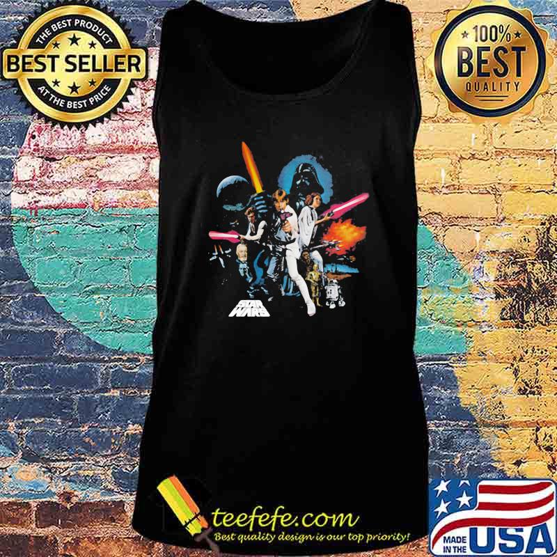 Star wars characters poster vintage s Tank top Star wars characters poster vintage s Tank top