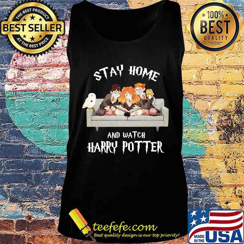 Stay home and watch harry potter family wear mask covid 19 s Tank top Stay home and watch harry potter family wear mask covid 19 s Tank top