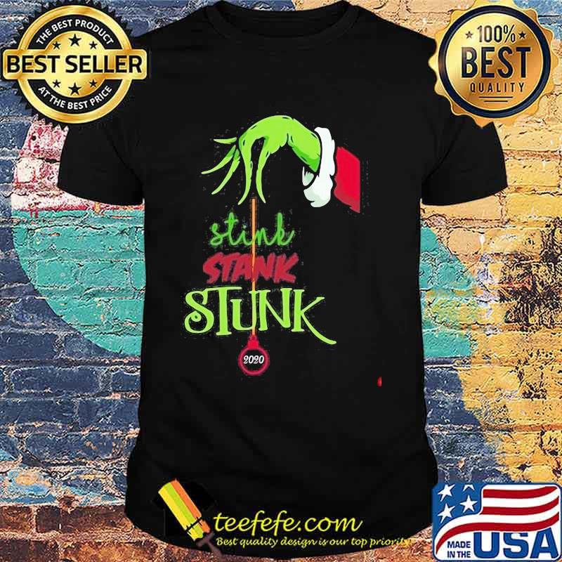 Stink stank stunk santa christmas shirt