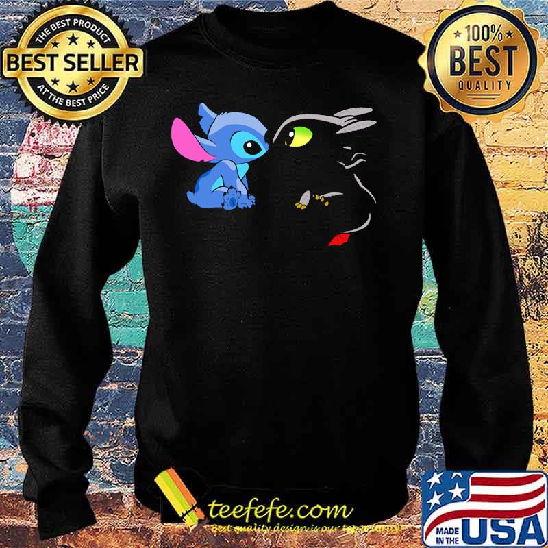 Stitch and toothless cartoon s Sweater Stitch and toothless cartoon s Sweater