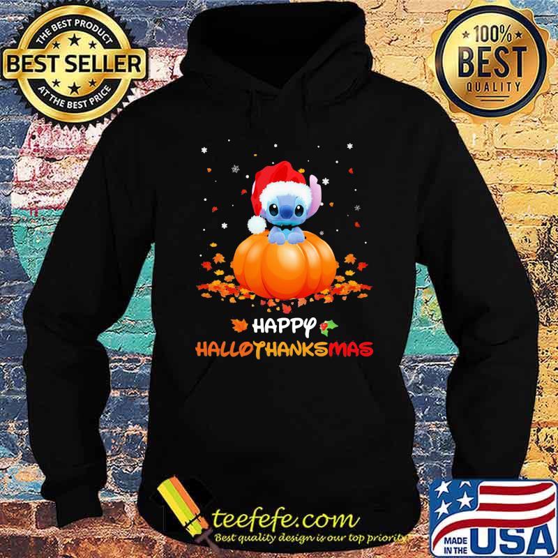 Stitch happy haloo thanks mas Halloween Christmas s Hoodie Stitch happy haloo thanks mas Halloween Christmas s Hoodie