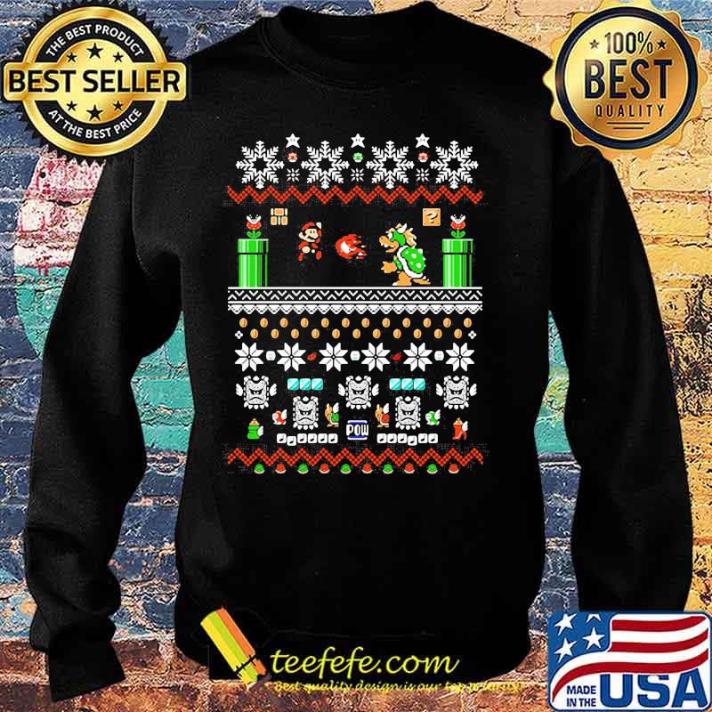 Super mario bros ugly christmas s Sweater Super mario bros ugly christmas s Sweater