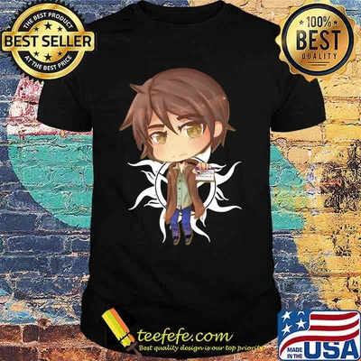 Supernatural dean winchester chibi cartoon shirt