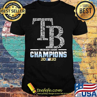 Tampa bay rays logo american league champions 2020 shirt
