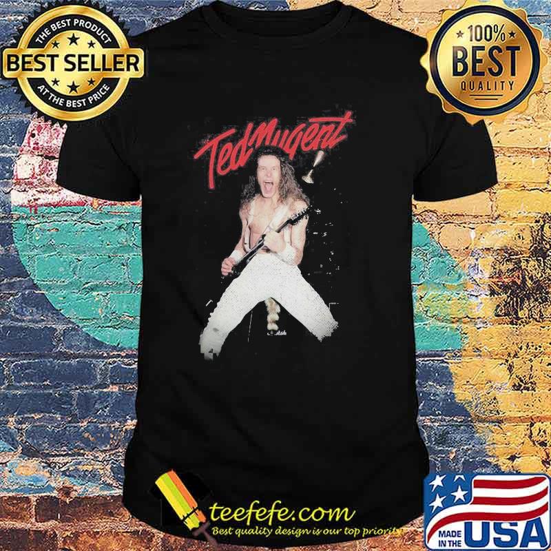 Ted nugent playing guitar shirt