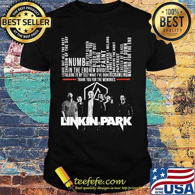 Thank you for the memories linkin park band shirt