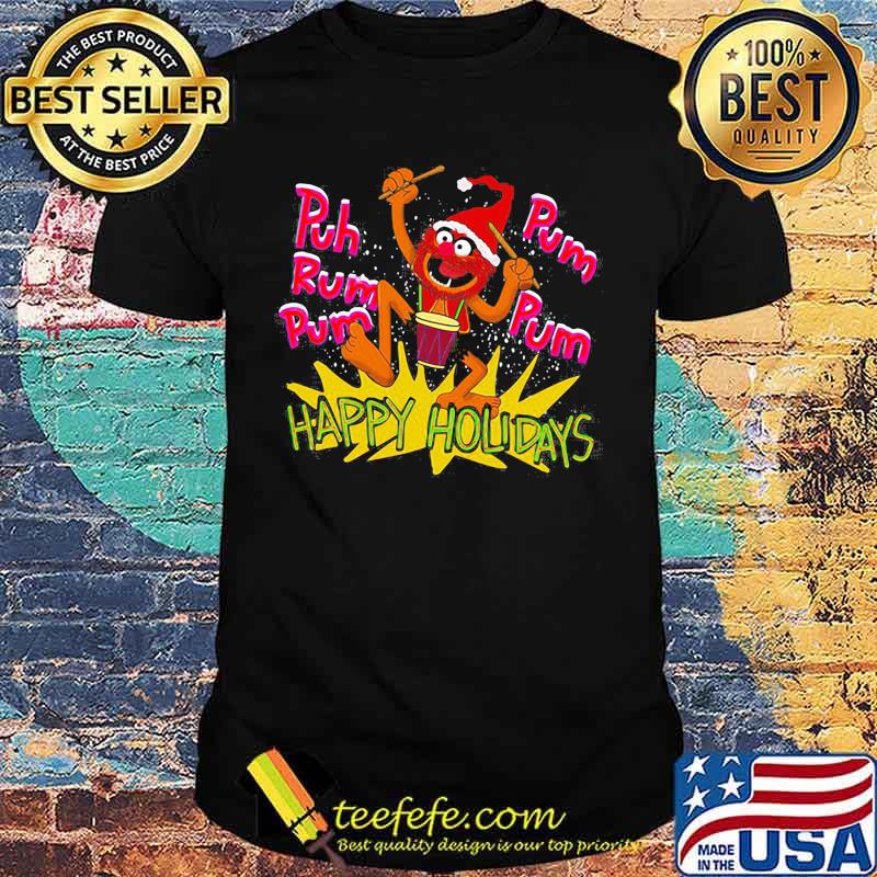 The muppets drummer puh rum pum happy holiday shirt
