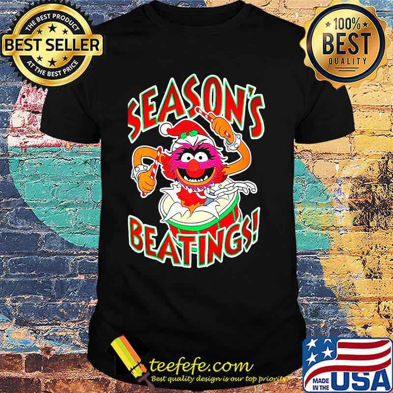 The muppets drummer season's beatings shirt