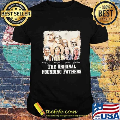The original founding fathers signatures vintage shirt