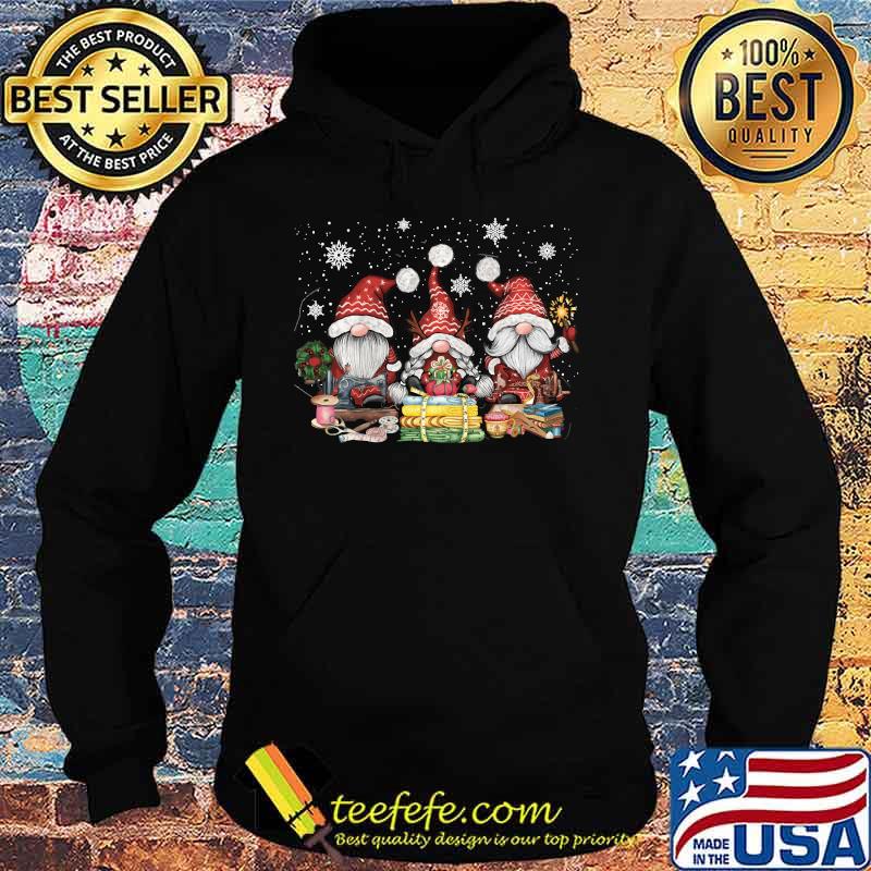 Three santa clause sewing xmas s Hoodie Three santa clause sewing xmas s Hoodie